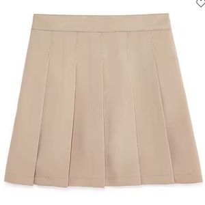 IZOD Girls Khaki Scooter Skirt